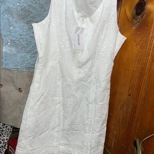NWT Derek Lam White Sleeveless Dress